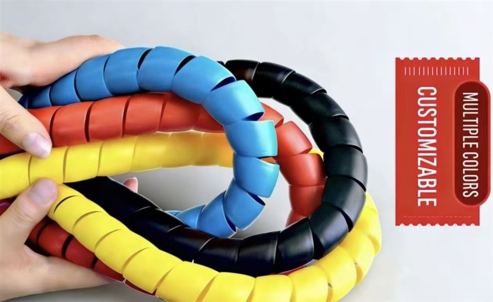Colored Spiral Winding Tube, Plastic Spiral Sheath suppliers